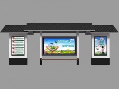 仿古候车亭可以体现一个城市的魅力