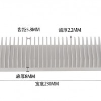 电子散热器 宽230mm高26mm