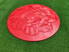 压花地坪的制作过程通常包括以下步骤